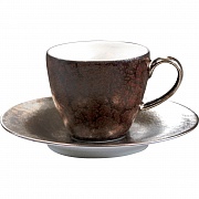 Чашка кофейная (100 мл) с блюдцем (13 см), фарфор, серия ROYAL VELVET