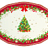 Блюдо сервировочное фарфоровое CHRISTMAS HERITAGE, размер: 36x25 см в подарочной упаковке
