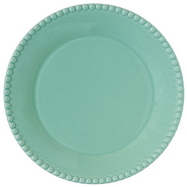 Тарелка десертная фарфоровая  TIFFANY AQUAMARINE, д. 19 см