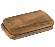 Набор досок разделочных деревянных (2 шт), размер: 26x17x1 см