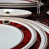 Набор столовой посуды обеденный, 41 предмет, фарфор, серия DETAIL