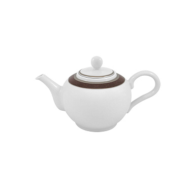 Заварник чайный, 1,3 л, фарфор, серия ETHEREAL Chocolat