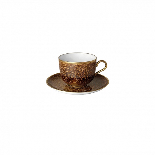 Чашка чайная (280 мл) с блюдцем (15 см), фарфор, серия TUAREG
