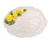Блюдо овальное керамическое "Лимон", размер: 45х30 см Aura Doma магазин «Аура Дома»