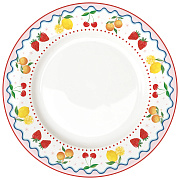 Тарелка закусочная фарфоровая FRUIT MANIA, д. 26,5 см  магазин «Аура Дома»
