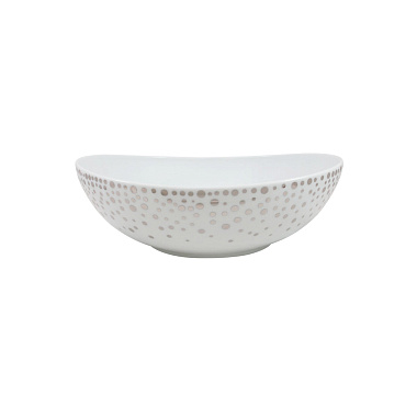 Салатник фарфоровый BALLET SILVER RAIN, д. 26 см