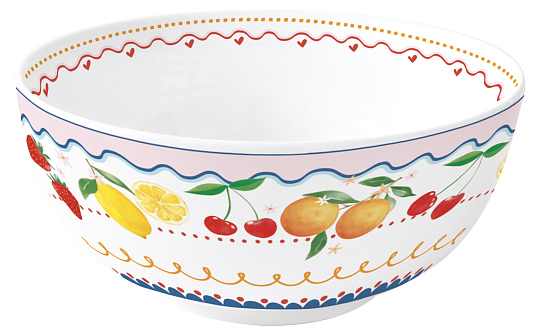 Салатник фарфоровый FRUIT MANIA, д. 23 см