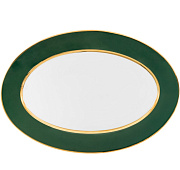 Блюдо овальное фарфоровое MYTH LIBERTY, размер: 39x27 см  магазин «Аура Дома»
