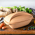 Емкость для запекания с крышкой CULINARIO размер 22,0 x 13,7 x 36,5 cm цвет терракот примерно на 4 человек