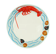 Блюдо круглое керамическое "Лобстер", д. 40 см  магазин «Аура Дома»