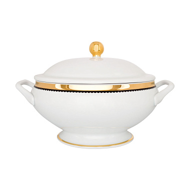 Супница овальная фарфоровая, объем 3280 мл, OLYMPUS BEIJING SATURN