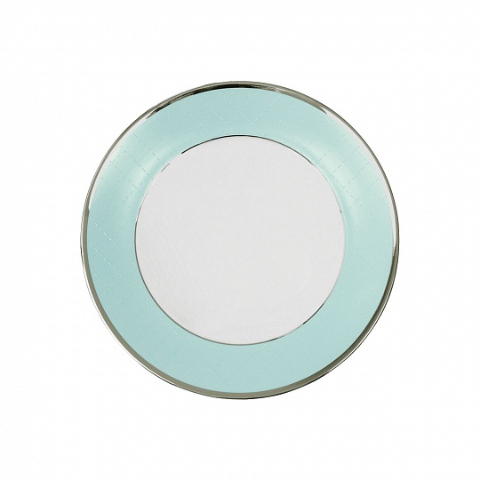 Тарелка закусочная фарфоровая PETALA ETHEREAL BLUE, д. 27 см