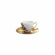 Чашка чайная (260 мл) с блюдцем (17 см), фарфор, серия PARISIEN