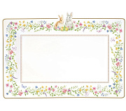 Блюдо сервировочное фарфоровое HAPPY EASTER, размер: 36x24 см в подарочной упаковке Easy Life / Nuova R2S магазин «Аура Дома»