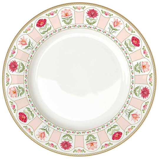 Тарелка закусочная фарфоровая FLOWERY, д. 26,5 см