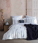 картинка Комплект постельного белья KILYOS MAVI, состав: 100% хлопок, размер: евро Limasso магазин «Аура Дома»