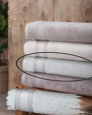 Полотенце махровое ALYANS, состав: 100% хлопок, размер: 50х90 см, цвет: кремовый