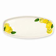 Блюдо прямоугольное керамическое "Лимон", размер: 27х15 см  магазин «Аура Дома»