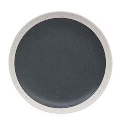 Тарелка десертная керамическая GRAPHITE DARK GREY, д. 19 см