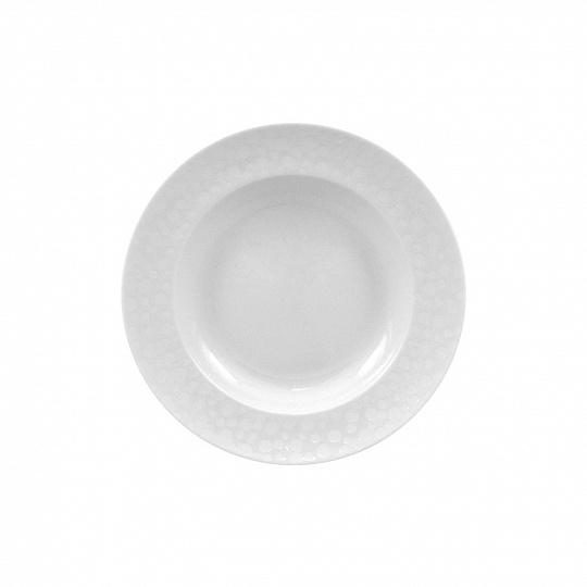 Тарелка суповая, 23 см, фарфор, серия STRAVAGANZA WHITE