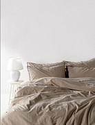 картинка Комплект постельного белья OXFORD TAN, состав: 100% хлопок, размер: евро Limasso магазин «Аура Дома»
