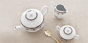 Набор посуды чайный, 15 предметов, фарфор, серия MOZART PORCEL магазин «Аура Дома»