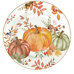Тарелка десертная  фарфоровая HARVEST, д. 19 см