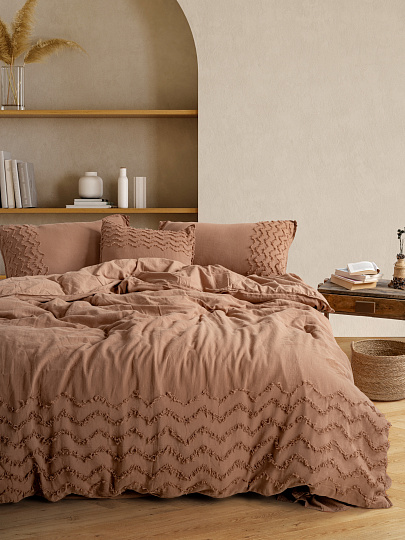 Комплект постельного белья колекция WOOD SMOKE, состав: 100% хлопок, размер: евро