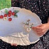 Блюдо овальное керамическое "Вишня", размер: 45x30 см