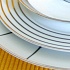 Набор столовой посуды обеденный, 41 предмет, фарфор, серия EXCENTRIC