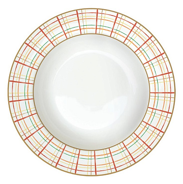 Тарелка суповая фарфоровая HARVEST, д. 21,5 см