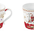 Набор кружек фарфоровых CHRISTMAS MEMORIES (2 шт), объем 340 мл в подарочной упаковке