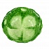 Блюдо круглое, диаметр 27 см, зеленого цвета, керамика