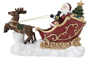 Статуэтка новогодняя декоративная CHRISTMAS FIGURINES, размер: 35x15x22 см