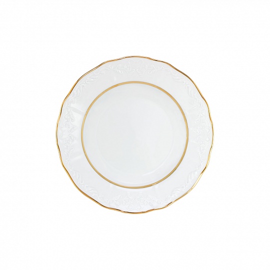 Тарелка суповая, диаметр 23см, набор столовой посуды ANNA VIVIAN, фарфор