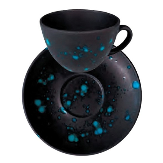 Кофейная пара фарфоровая Flora, объём 285 мл