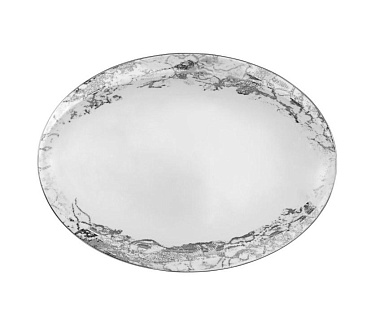 Блюдо овальное фарфоровое BALLET BELLE EPOQUE PT, размер: 30x22 см
