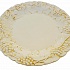 Блюдо круглое керамическое "Виноград", д. 29 см, бежевое