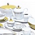 Набор посуды чайный, 15 предметов, фарфор, серия LEAF