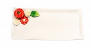 Блюдо прямоугольное керамическое "Моцарелла", р. 35х16 см  магазин «Аура Дома»