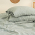 Комплект постельного белья NATURAL GREEN, состав: 100% хлопок, размер: евро