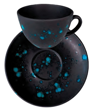 Кофейная пара фарфоровая  Flora, объём 285 мл