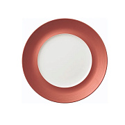 Тарелка сервировочкая 29 см Manufacture Glow 32 cm, Premium Porcelain, Медная/белая, Villeroy & Boch  магазин «Аура Дома»