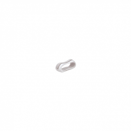 Кольцо для салфеток, 7х2,5 см, фарфор, серия SILVER STRIPES