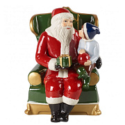 картинка Christmas Toys Фигурка "Санта в кресле" 15 см  магазин «Аура Дома»