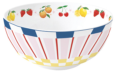 Салатник фарфоровый FRUIT MANIA, д. 15 см