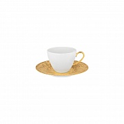 Чашка чайная (260 мл) с блюдцем (17 см), фарфор, серия OR