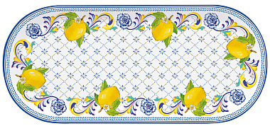 Блюдо сервировочное фарфоровое POSITANO, размер: 33,5x15 см