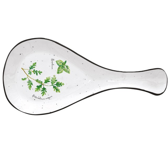 Подставка для ложки фарфоровая HERBARIUM в подарочной упаковке