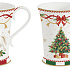 Набор кружек фарфоровых CHRISTMAS TALE (2 шт), объем 300 мл в подарочной упаковке